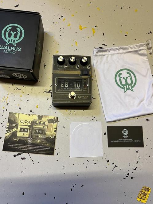 Super Sale - Walrus Audio EB-10 Preamp/EQ/Boost Zwart, Muziek en Instrumenten, Effecten, Zo goed als nieuw, Volume, Equalizer