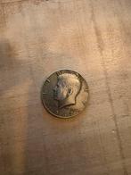 Halve dollar 1967 zilver, Zilver, Ophalen of Verzenden, Losse munt, Zilver