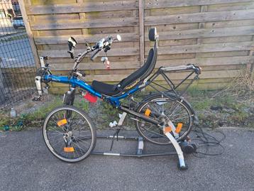 Vélo allongé Optima Orca, Enlèvement, Comme neuf, Guidon haut