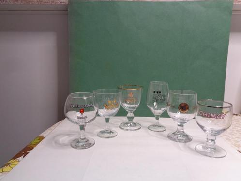 6 kleine bier glaasjes 15 cl, Collections, Marques de bière, Comme neuf, Verre ou Verres, Enlèvement ou Envoi