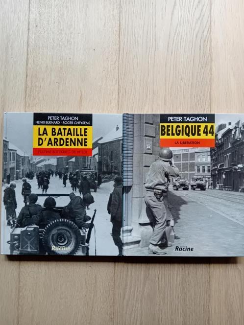 Belgique 44 + La bataille d' Ardennes - P.Taghon - Ed.Racine, Livres, Guerre & Militaire, Utilisé, Deuxième Guerre mondiale, Enlèvement ou Envoi