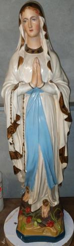 gipsen beeld Maria van Lourdes 85 cm, Ophalen