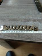 Gros bracelet en acier inoxydable neuf longueur 23 cm, Handtassen en Accessoires, Armbanden, Ophalen, Nieuw, Staal