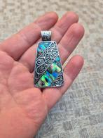 Grote zilverkleurige stralende kettinghanger, Enlèvement ou Envoi