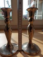 2 zilveren kaarskandelaars., Ophalen of Verzenden