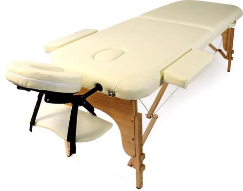 Massagetafel | Inklapbaar | Creme, Sport en Fitness, Massageproducten, Nieuw, Massagetafel, Ophalen of Verzenden