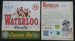 Bieretiket Waterloo Récolte saison Bio (11x2), Verzamelen, Biermerken, Verzenden, Gebruikt