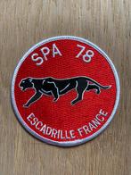 SPA 78 Escadrille France - Alfa Jet, Nieuw, Ophalen of Verzenden, Patch, Badge of Embleem
