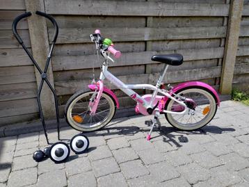  Te koop: B'Twin DoctoGirl 500 meisjesfiets – 16 inch  beschikbaar voor biedingen