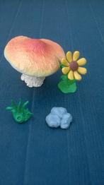 Speelset smurfen: Paddestoel oude stijl 4.0060, Ophalen of Verzenden, Gebruikt, Verschillende Smurfen, Huisje of Attribuut