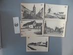 5 postkaarten Moens R. - Leffinge Middelkerke, Verzamelen, Ophalen of Verzenden, Ongelopen, West-Vlaanderen