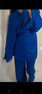 Ensemble kimono 2 pièces bleu foncé, Kleding | Dames, Jumpsuits, Ophalen of Verzenden, Zo goed als nieuw, Blauw