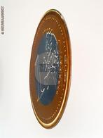 Authentiek Jamin reclamebord Euro chocolademunt - 30cm, goud, Diversen, Verzenden