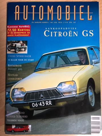 Tijdschrift Automobiel mei 1998 oldtimers, Boeken, Verzenden, Zo goed als nieuw