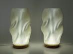 tafellampen "Swirl" led, Verzenden, Nieuw, Hout