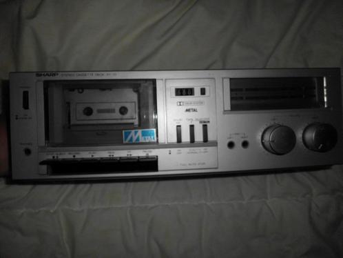 Cassettedeck SHARP RT 10, TV, Hi-fi & Vidéo, Decks cassettes, Simple, Enlèvement ou Envoi