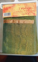 Rideau voilage vert prêt à poser 110x250 cm, Enlèvement ou Envoi, Neuf