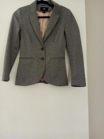 Grijze blazer maat 36