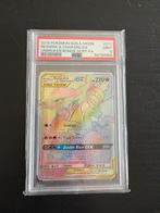 Reshiram & charizard gx 217 rainbow psa 9, Ophalen of Verzenden