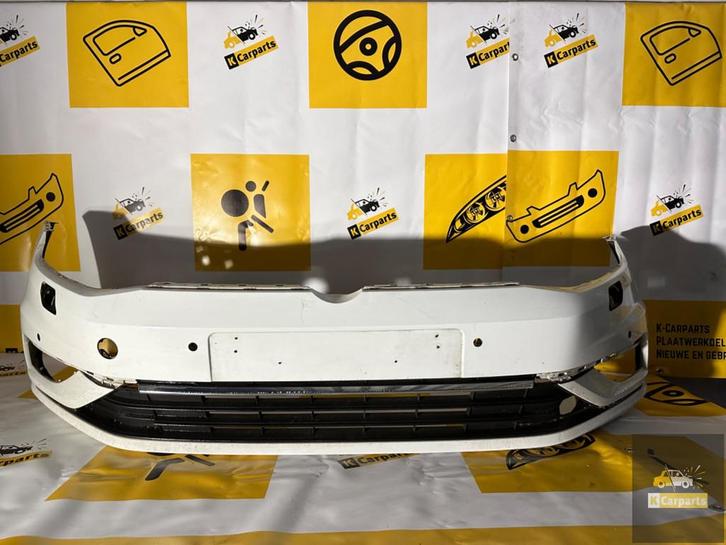 Bumper Vw Golf 7 Facelift 2017-2021 4xPDC KLS 5G0807211FL, Auto-onderdelen, Carrosserie, Bumper, Volkswagen, Voor, Gebruikt