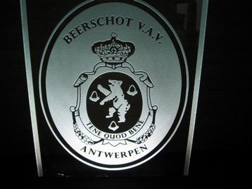 Beerschot VAV Tene Quod Bene Antwerpen Glasraam  beschikbaar voor biedingen