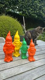 Tuinbeeldjes kabouters (set van 4), Ophalen, Zo goed als nieuw