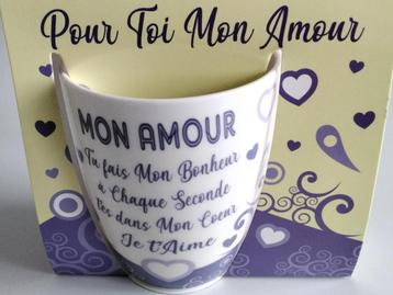 Mug en céramique émaillée NEUF /Pour Toi mon Amour ...... disponible aux enchères