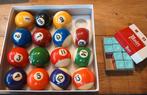 Poolballen + krijt, Sport en Fitness, Biljarten en Poolen, Ophalen, Nieuw, Keu of Ballen