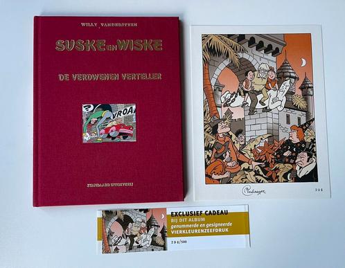 Suske en Wiske luxe de verdwenen verteller gesigneerde libr, Boeken, Stripverhalen, Ophalen of Verzenden