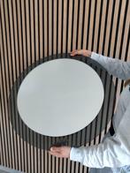 1980s vintage design spiegel fumé glas, Huis en Inrichting, Ophalen, Gebruikt, Rond, 50 tot 75 cm