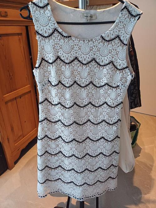 Sweet Miss - prachtig mouwloze kanten jurk (mt S), Kleding | Dames, Jurken, Nieuw, Maat 36 (S), Wit, Knielengte, Ophalen of Verzenden