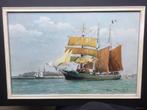 Roger Chapelet " Cote D' Emeraude " vintage  60 x 43 cm, Ophalen of Verzenden