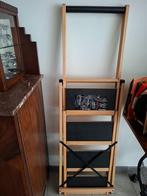 trapladder 4 brede treden, Ophalen, Trap, Zo goed als nieuw, Opvouwbaar of Inschuifbaar