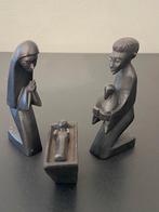 Authentieke handgemaakte houten Afrikaanse kerststal, Diversen, Kerst, Ophalen, Zo goed als nieuw