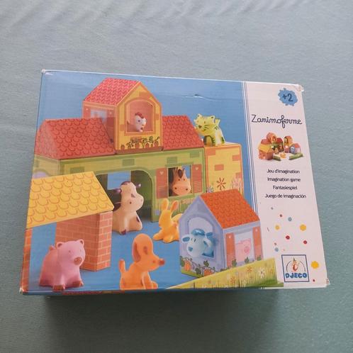 Djeco Zanimoferme - boerderijdieren, Kinderen en Baby's, Speelgoed | Educatief en Creatief, Gebruikt, Ontdekken, Ophalen of Verzenden