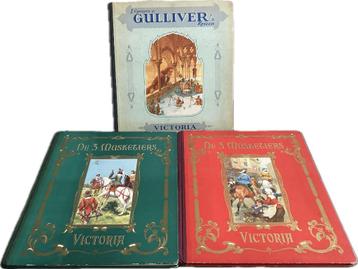 3xVictoria - De Drie Musketiers & Gullivers reizen (Ca 1940) beschikbaar voor biedingen