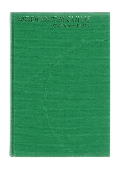 Modern Calculus / T. Frank - J. Smith / als NIEUW, Boeken, Wetenschap, Gelezen, Ophalen of Verzenden