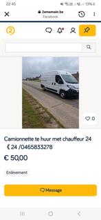 camionet voor verhuis of andere met helper en chauffeur., Offres d'emploi