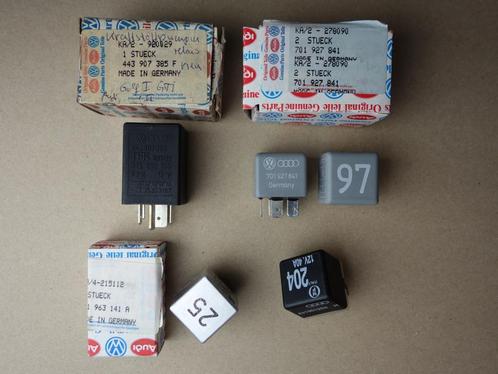 NOS VW Audi onderdelen: relais, Auto-onderdelen, Elektronica en Kabels, Audi, Oldtimer onderdelen, Porsche, Seat, Volkswagen, Nieuw