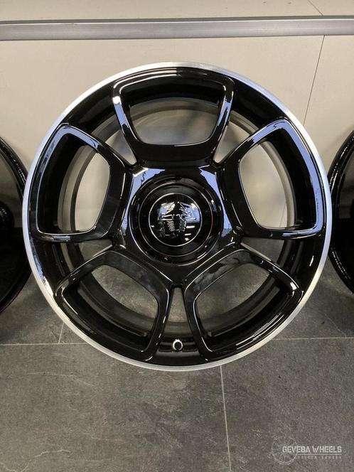 17” originele Fiat 500 Abarth velgen 4x98 51820551, Auto-onderdelen, Banden en Velgen, Velg(en), 17 inch, Personenwagen, Gebruikt