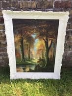 Schilderij “bos”, Ophalen