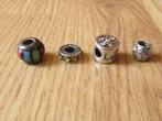 Lot de 8 charms pour collier ou bracelet, Ophalen of Verzenden, Gebruikt, Zilver, Zilver