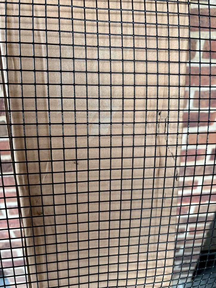 Rol zwart volièregaas 12x12mm - h.150cm - 15m, Tuin en Terras, Gaas en Draad, Nieuw, Gaas, 10 tot 20 meter, Ophalen