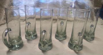 6 verres à limoncello vintage, à liqueur et à liqueur disponible aux enchères