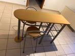 Tafeltje met 2 inklapbare stoelen, Ophalen, Gebruikt