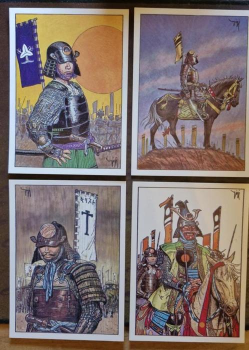 Gigi Robert ,Michetz  :Ugaki de samoerai 1986 ex libris, etc, Verzamelen, Stripfiguren, Ophalen of Verzenden