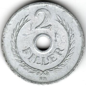 Hongrie : 2 Filler 1973 KM #546 Ref 16163, Enlèvement ou Envoi, Hongrie, Monnaie en vrac