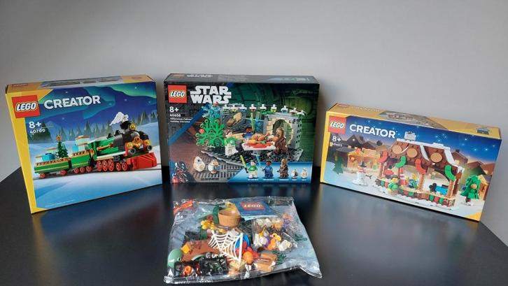 LEGO Christmas/Halloween sets 40602 + 40608 + 40658 + 40700, Kinderen en Baby's, Speelgoed | Duplo en Lego, Nieuw, Lego, Complete set