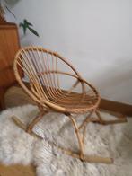 Vintage rotan schommelstoel kind jaren 50, Ophalen