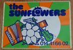 Vintage sticker The Sunflowers 70s band retro autocollant, Collections, Autocollants, Comme neuf, Autres types, Enlèvement ou Envoi